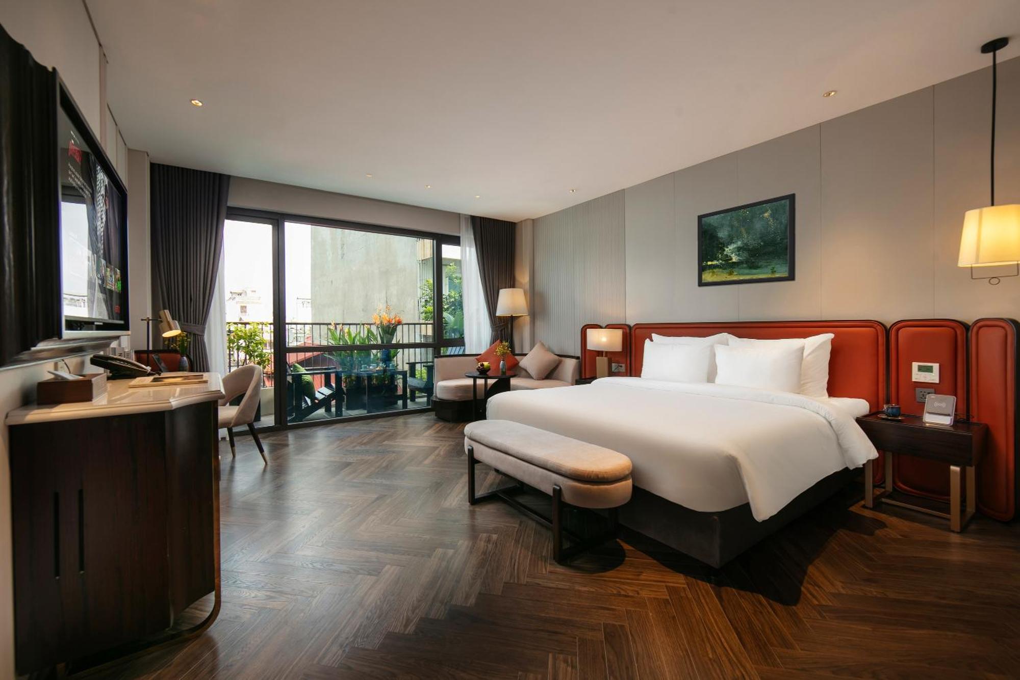 Le Premier Hotel & Rooftop Bar Hanoi Exterior foto